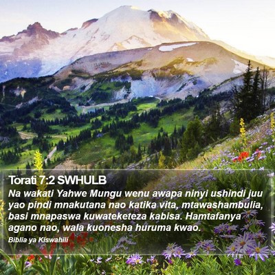 Torati 7:2 SWHULB Bible Verse Image