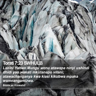 Torati 7:23 SWHULB Bible Verse Image