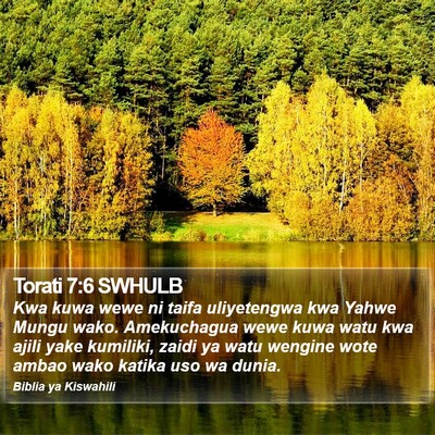 Torati 7:6 SWHULB Bible Verse Image