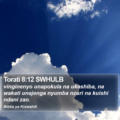 Torati 8:12 SWHULB Bible Verse Image