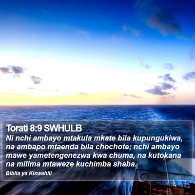 Torati 8:9 SWHULB Bible Verse Image