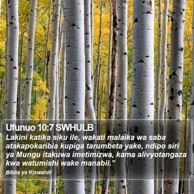 Ufunuo 10:7 SWHULB Bible Verse Image