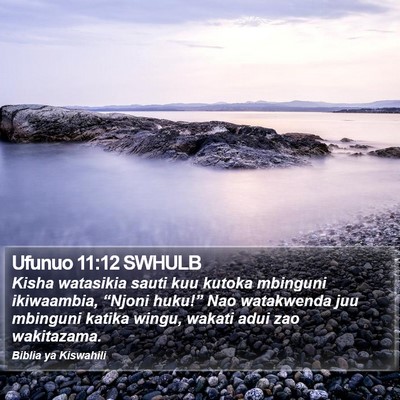Ufunuo 11:12 SWHULB Bible Verse Image