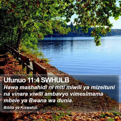 Ufunuo 11:4 SWHULB Bible Verse Image