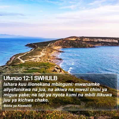 Ufunuo 12:1 SWHULB Bible Verse Image