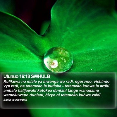 Ufunuo 16:18 SWHULB Bible Verse Image