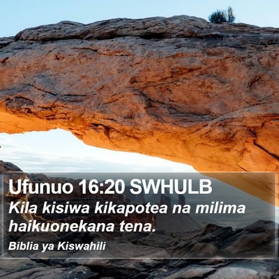 Ufunuo 16:20 SWHULB Bible Verse Image