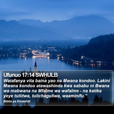 Ufunuo 17:14 SWHULB Bible Verse Image