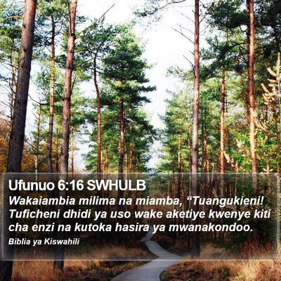 Ufunuo 6:16 SWHULB Bible Verse Image