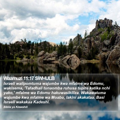 Waamuzi 11:17 SWHULB Bible Verse Image