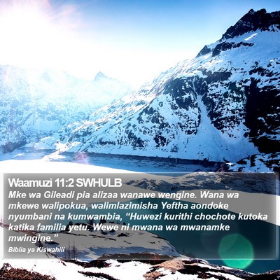 Waamuzi 11:2 SWHULB Bible Verse Image