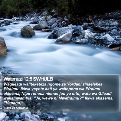 Waamuzi 12:5 SWHULB Bible Verse Image