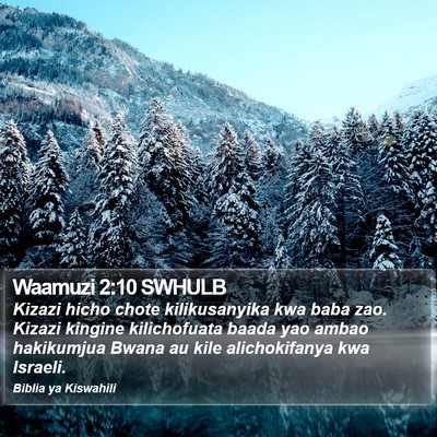 Waamuzi 2:10 SWHULB Bible Verse Image