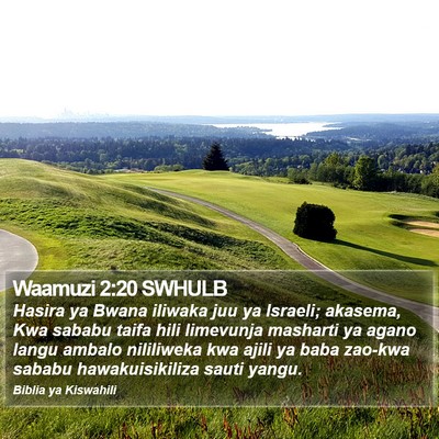 Waamuzi 2:20 SWHULB Bible Verse Image