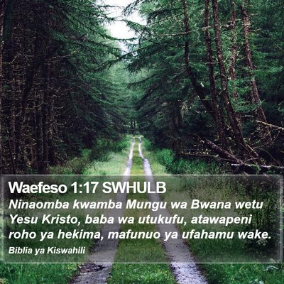 Waefeso 1:17 SWHULB Bible Verse Image