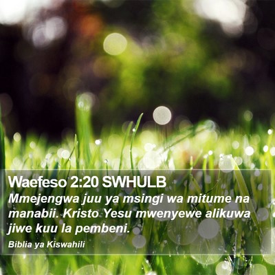 Waefeso 2:20 SWHULB Bible Verse Image