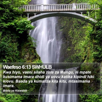 Waefeso 6:13 SWHULB Bible Verse Image