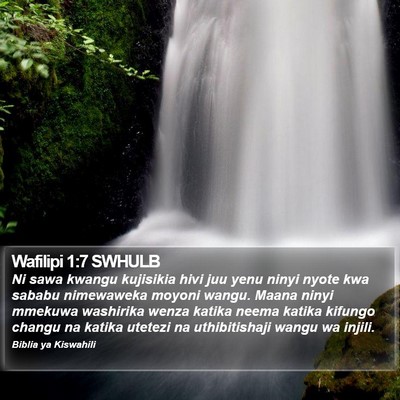 Wafilipi 1:7 SWHULB Bible Verse Image