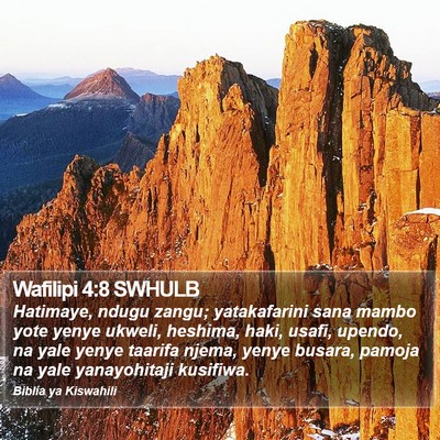 Wafilipi 4:8 SWHULB Bible Verse Image