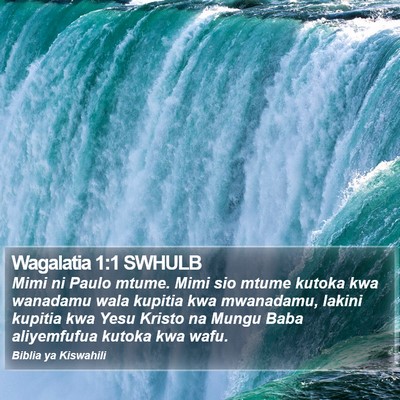 Wagalatia 1:1 SWHULB Bible Verse Image