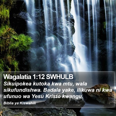 Wagalatia 1:12 SWHULB Bible Verse Image