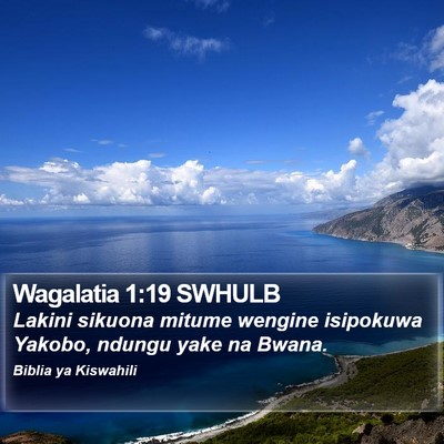 Wagalatia 1:19 SWHULB Bible Verse Image