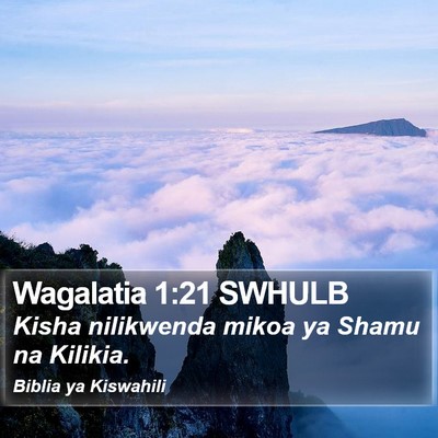 Wagalatia 1:21 SWHULB Bible Verse Image