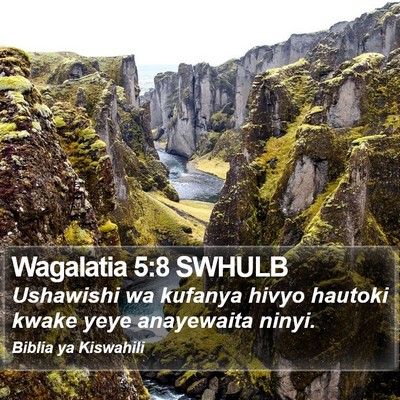 Wagalatia 5:8 SWHULB Bible Verse Image