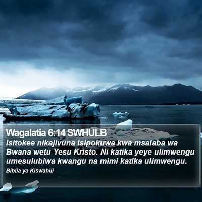 Wagalatia 6:14 SWHULB Bible Verse Image