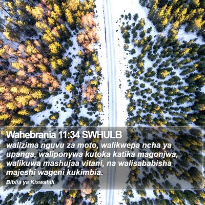 Wahebrania 11:34 SWHULB Bible Verse Image