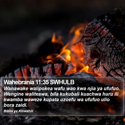 Wahebrania 11:35 SWHULB Bible Verse Image