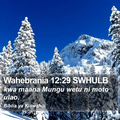 Wahebrania 12:29 SWHULB Bible Verse Image