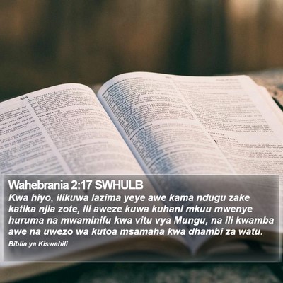 Wahebrania 2:17 SWHULB Bible Verse Image