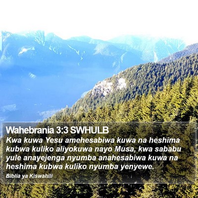 Wahebrania 3:3 SWHULB Bible Verse Image