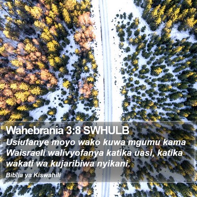Wahebrania 3:8 SWHULB Bible Verse Image