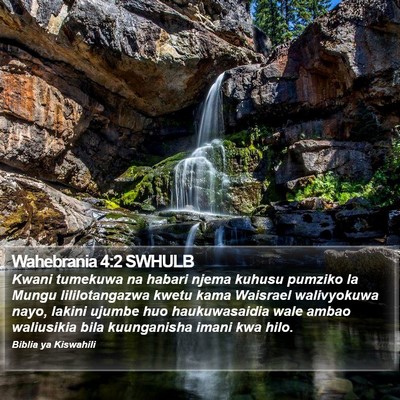 Wahebrania 4:2 SWHULB Bible Verse Image