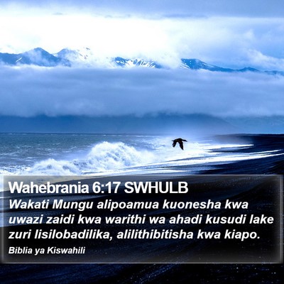 Wahebrania 6:17 SWHULB Bible Verse Image