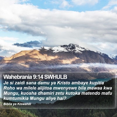 Wahebrania 9:14 SWHULB Bible Verse Image