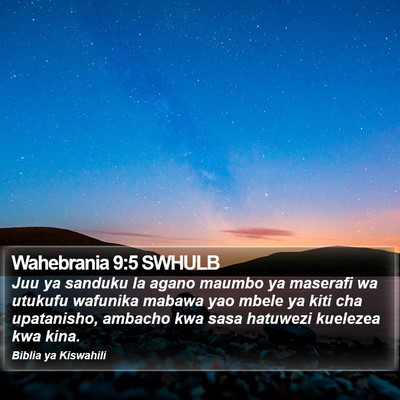 Wahebrania 9:5 SWHULB Bible Verse Image