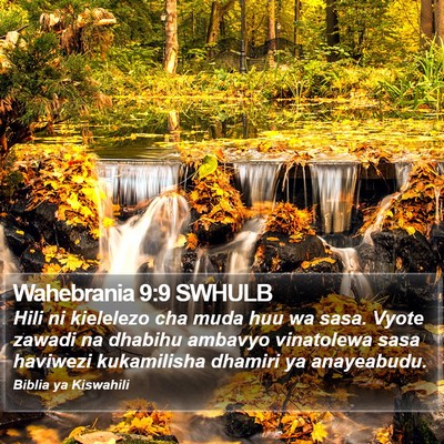 Wahebrania 9:9 SWHULB Bible Verse Image