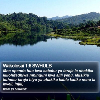 Wakolosai 1:5 SWHULB Bible Verse Image