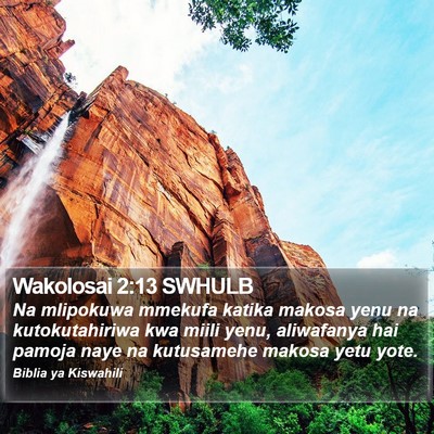 Wakolosai 2:13 SWHULB Bible Verse Image