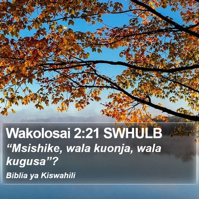 Wakolosai 2:21 SWHULB Bible Verse Image