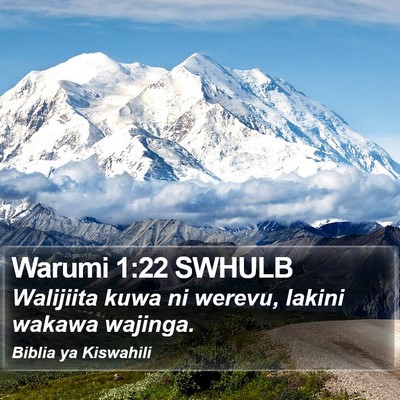 Warumi 1:22 SWHULB Bible Verse Image