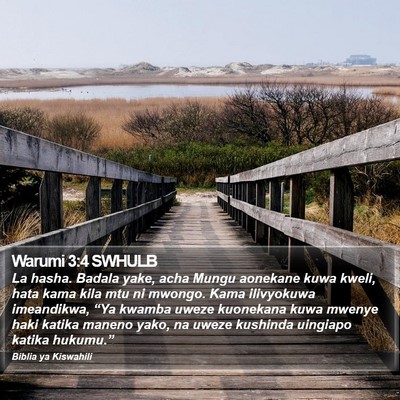 Warumi 3:4 SWHULB Bible Verse Image