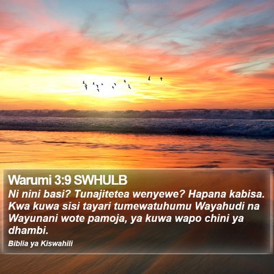 Warumi 3:9 SWHULB Bible Verse Image