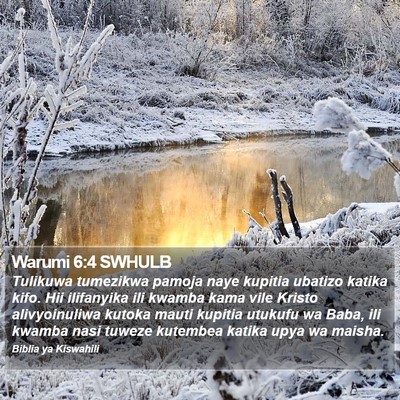 Warumi 6:4 SWHULB Bible Verse Image