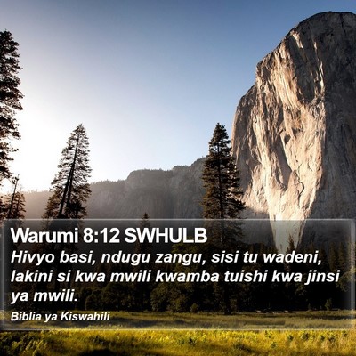 Warumi 8:12 SWHULB Bible Verse Image