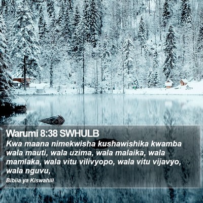 Warumi 8:38 SWHULB Bible Verse Image