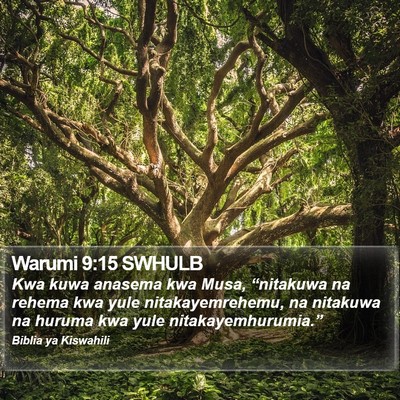 Warumi 9:15 SWHULB Bible Verse Image